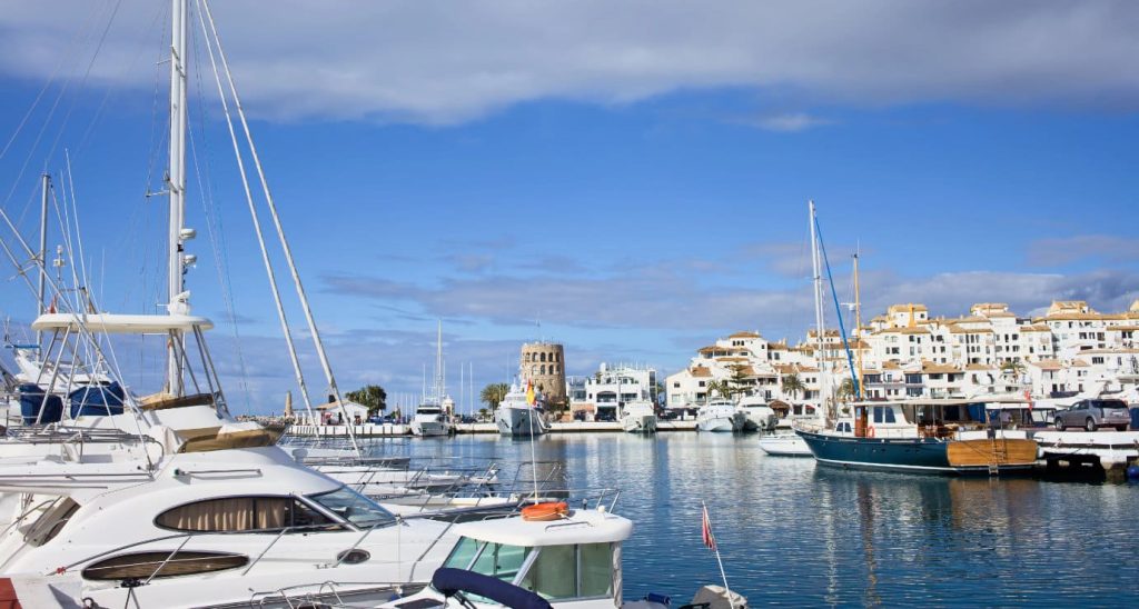 vista del puerto deportivo de Puerto Banus